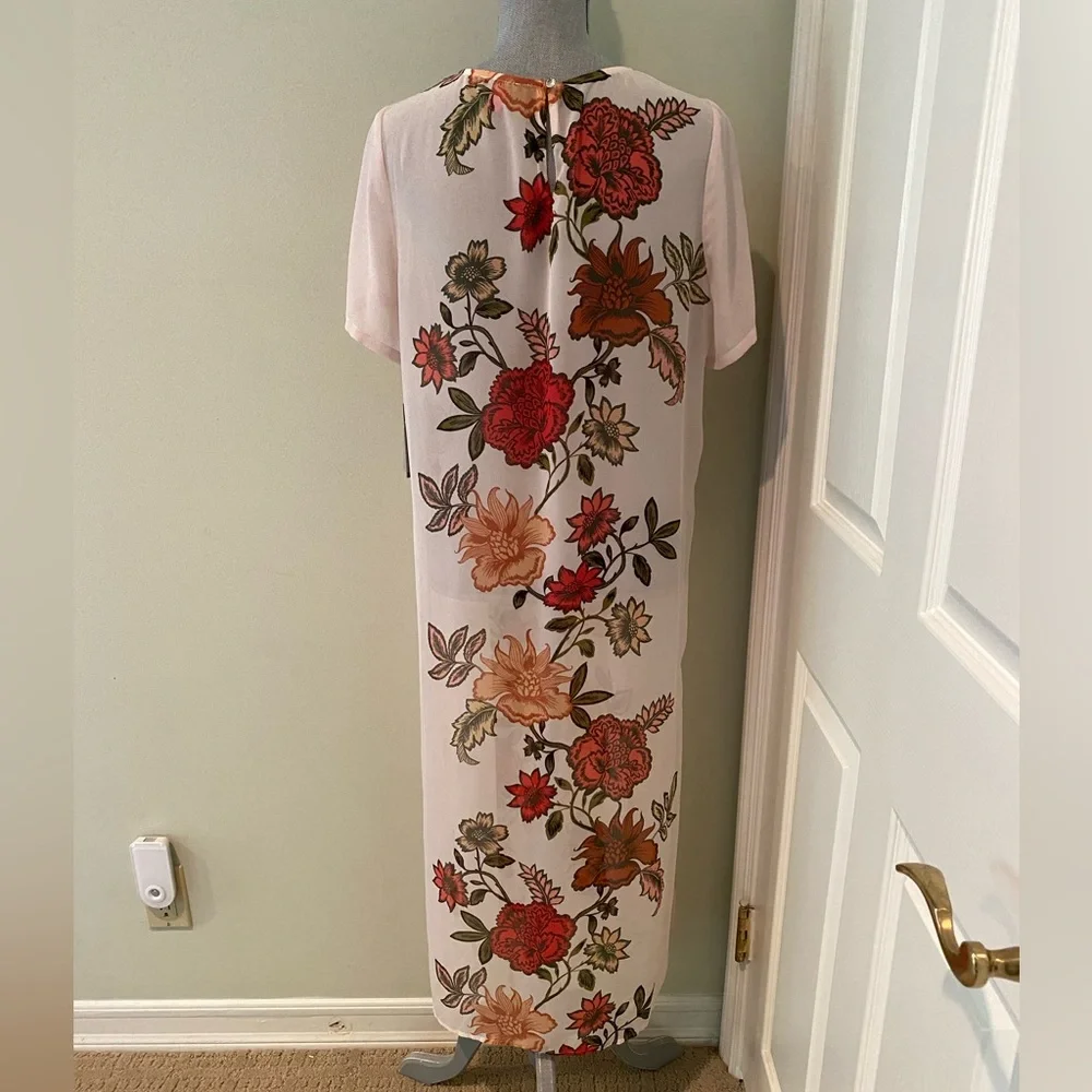Vince Camuto Pink sheer dress overlay NWT - Picture 3 of 5